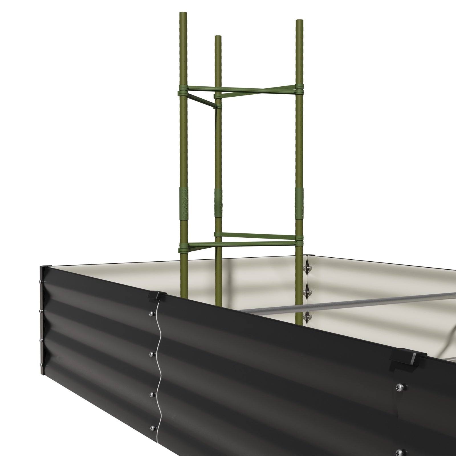 Livsip 4x Garden Bed 150x90x30cm Planter Stand Box Raised Container Galvanise - Sunyee