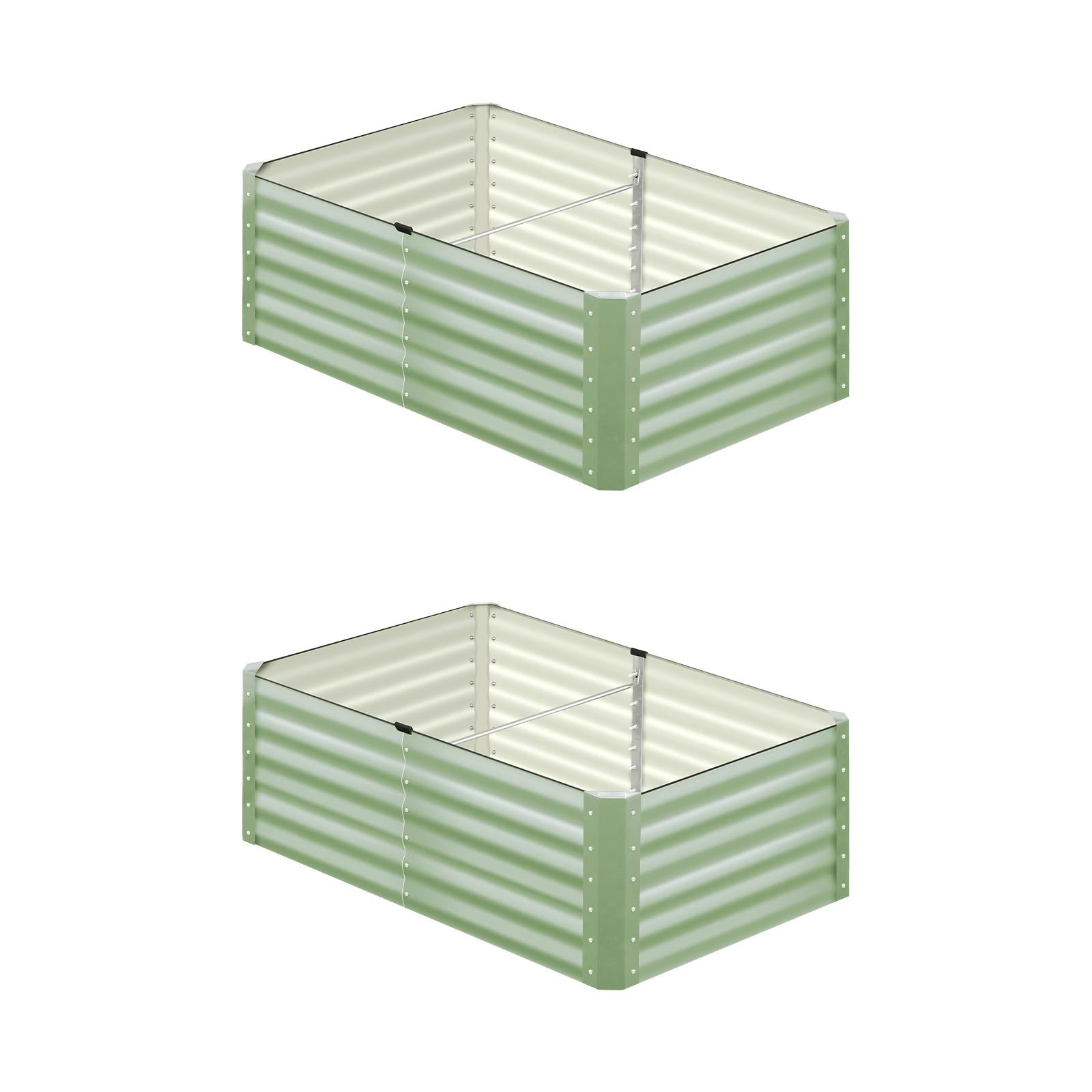 Livsip Garden Bed 240x80x45CM Raised Container Vegetable Planter Box Green - Sunyee