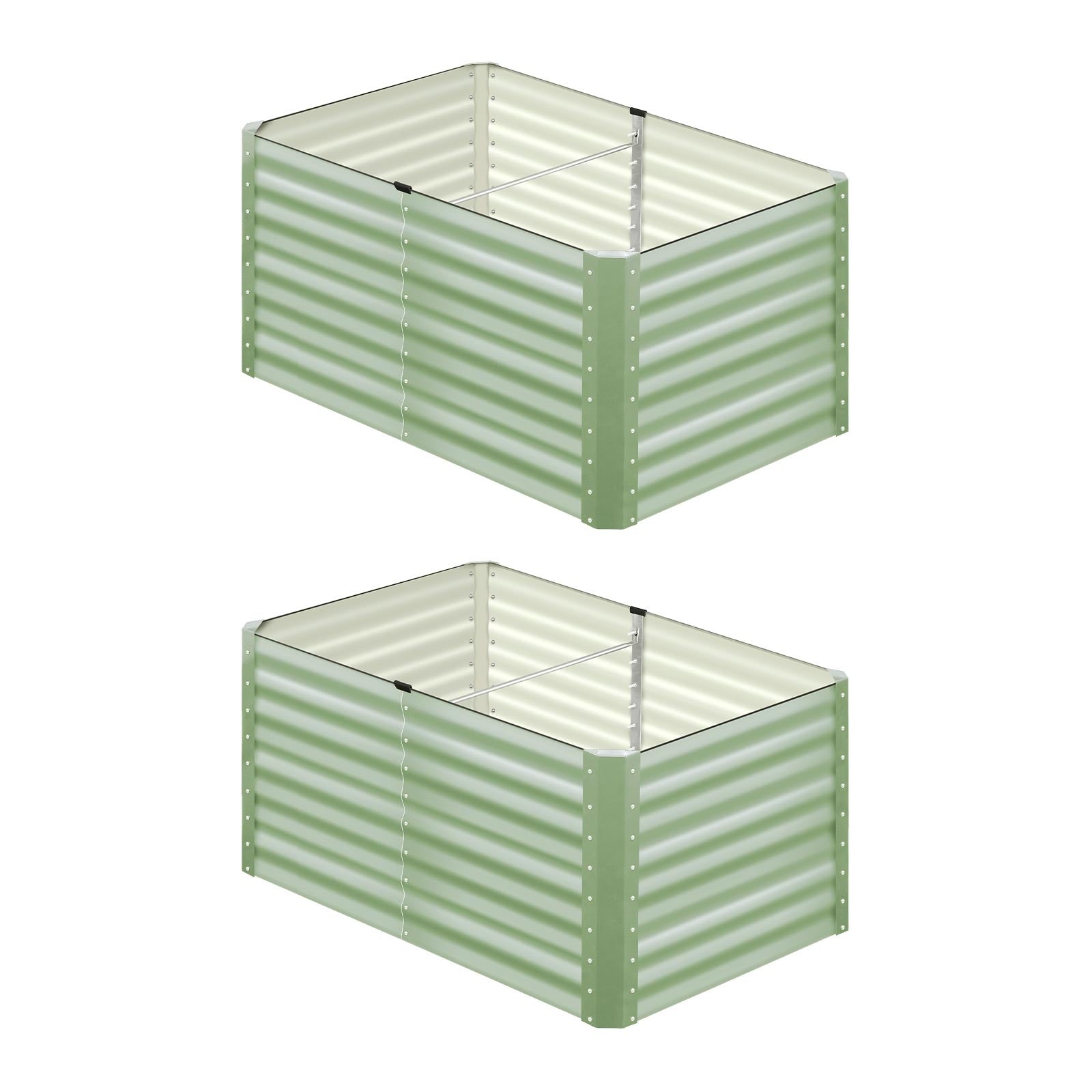 Livsip Garden Bed 240x80x73CM Raised Container Vegetable Planter Box Green - Sunyee