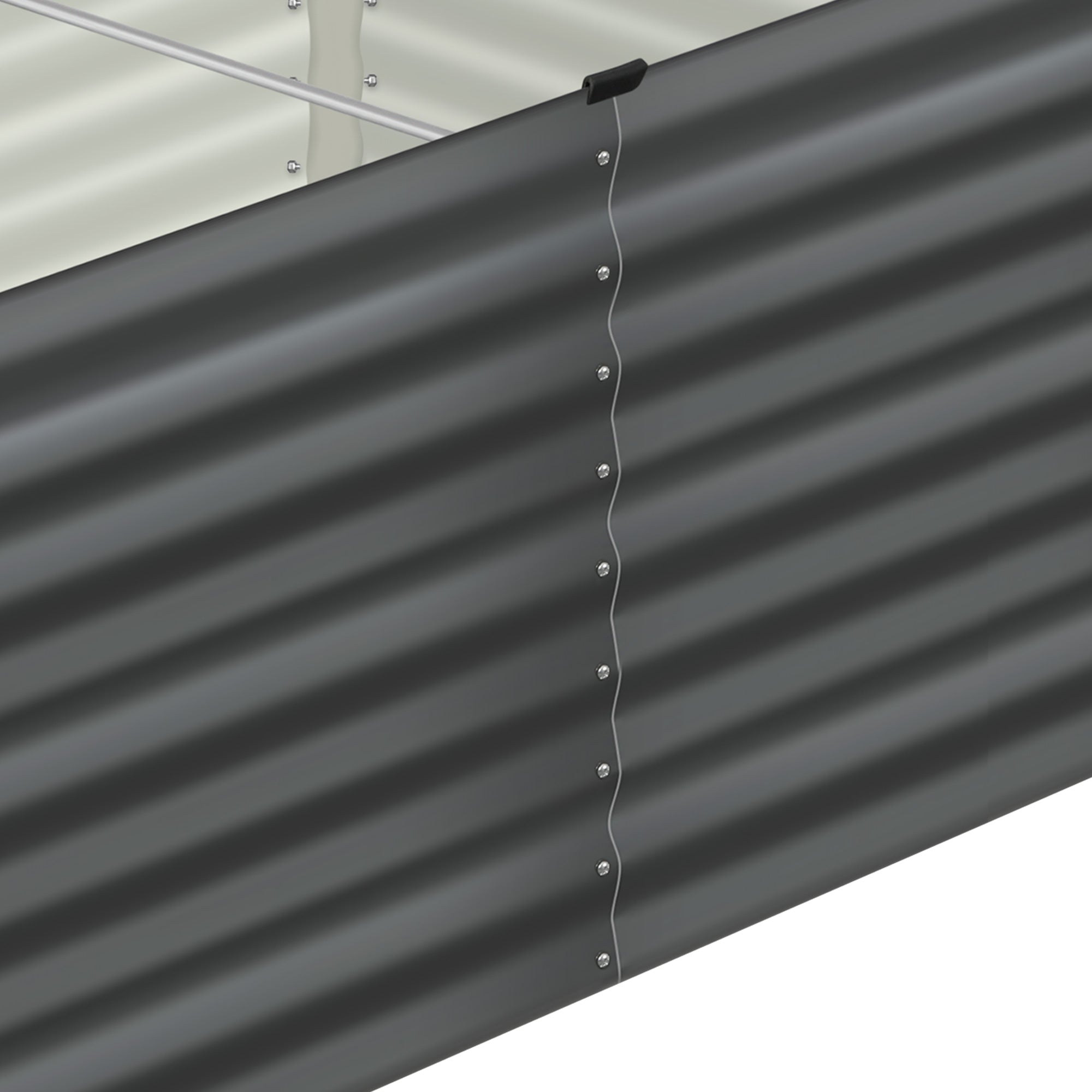 Livsip Garden Bed Kits Raised Vegetable Planter Galvanised Steel 240x80x73CM - Sunyee