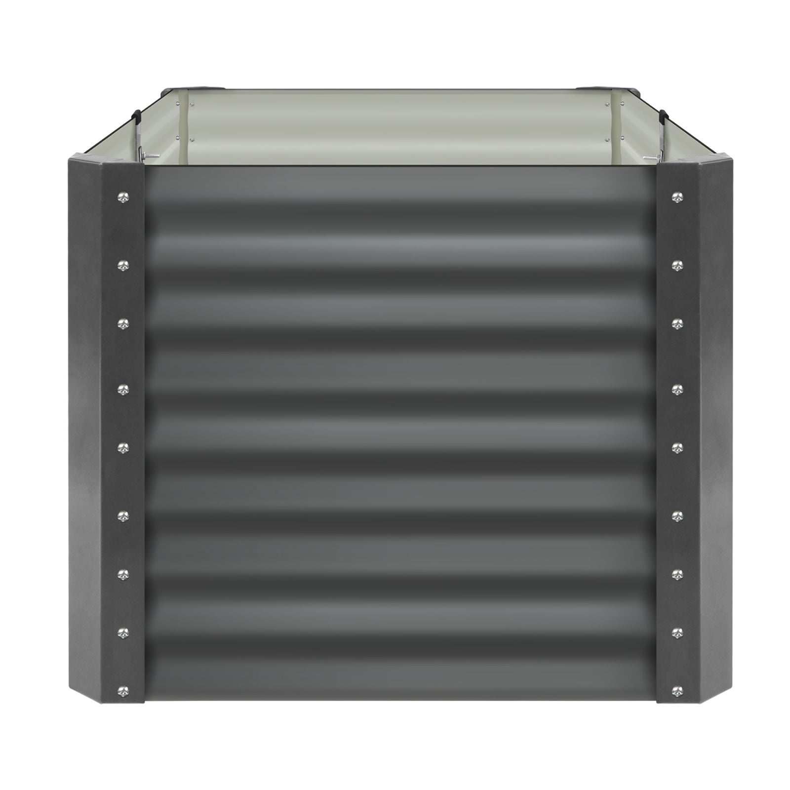 Livsip x2 Garden Bed Kits Raised Vegetable Planter Galvanised Steel 240x80x73CM - Sunyee