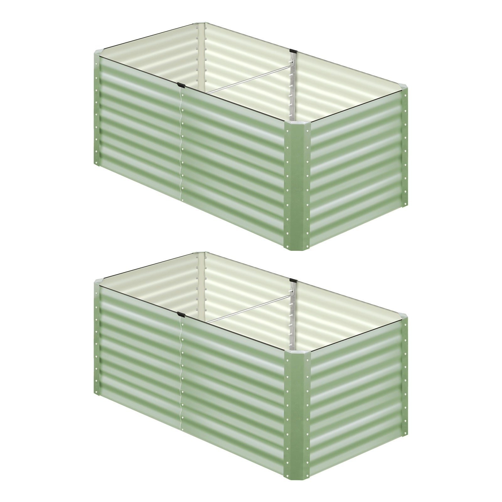 Livsip Garden Bed 320x80x73CM Raised Container Vegetable Planter Box Green - Sunyee