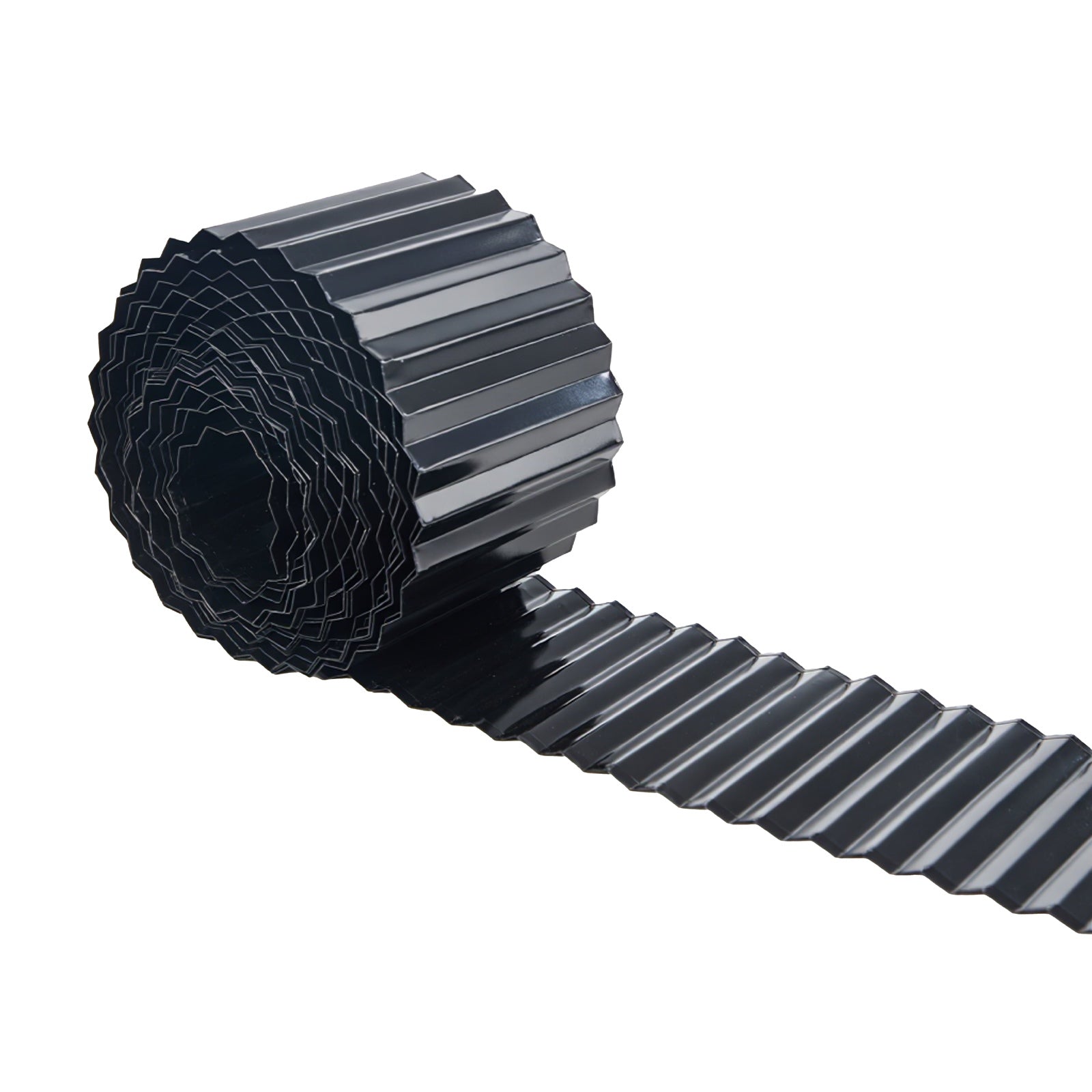 Livsip Garden Edging 20mx15cm Landscape Lawn Edge Border DIY Fence Steel Black - Sunyee