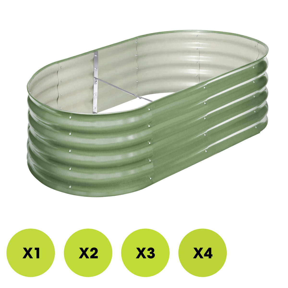 Livsip Garden Bed 160x80x42cm Planter Box Raised Container Green - Sunyee