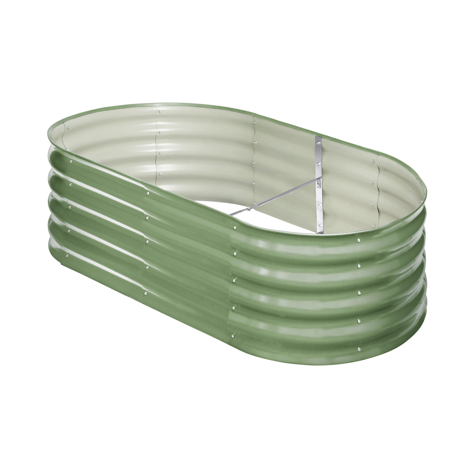 Livsip Garden Bed 160x80x42cm Planter Box Raised Container Galvanised Green - Sunyee