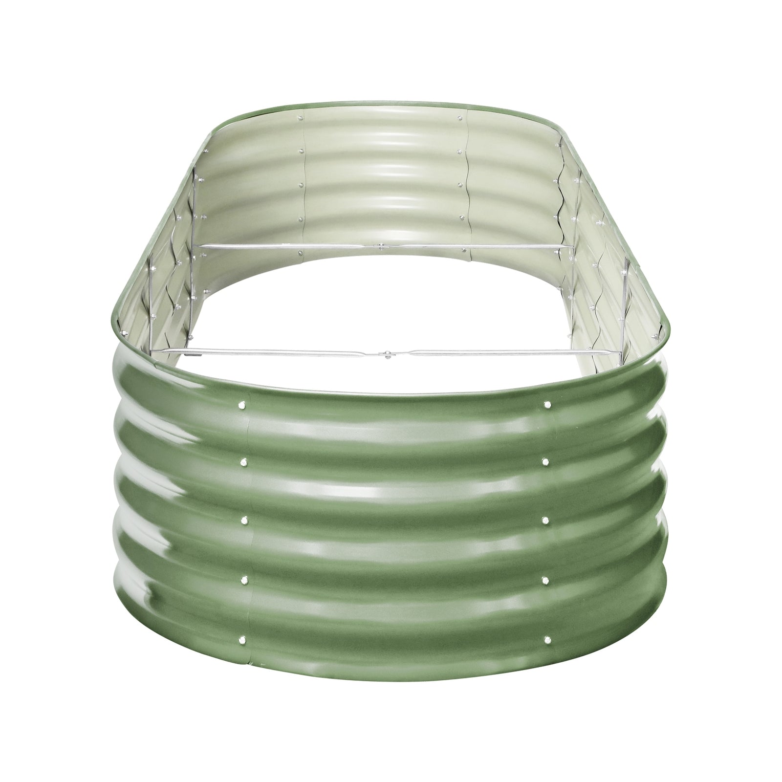 Livsip Garden Bed 240x80x42cm Planter Box Raised Container Galvanised Green - Sunyee