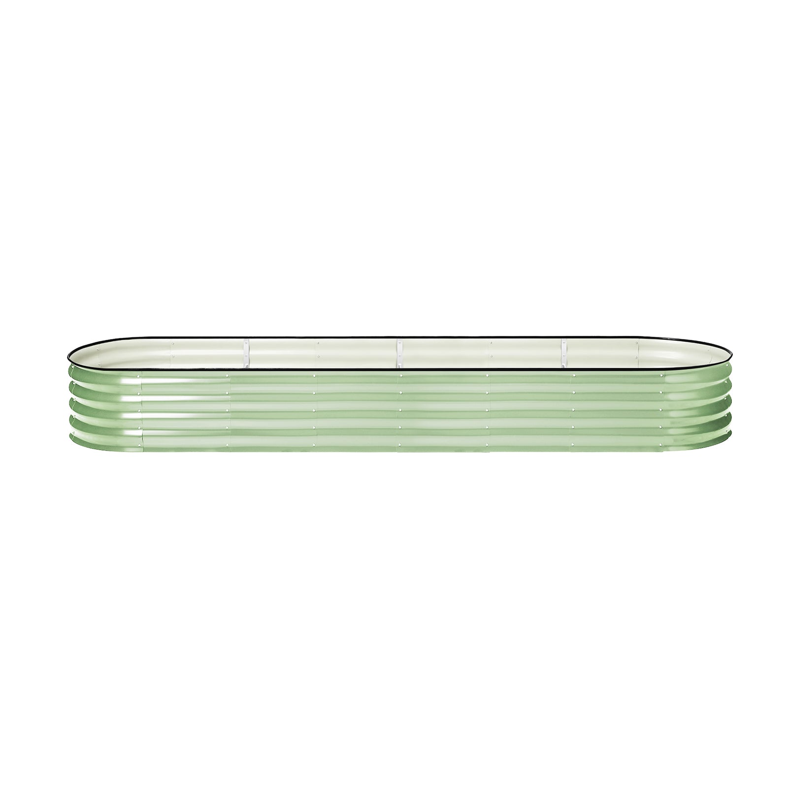 Livsip Garden Bed 320x80x42cm Planter Box Raised Container Galvanised Green - Sunyee