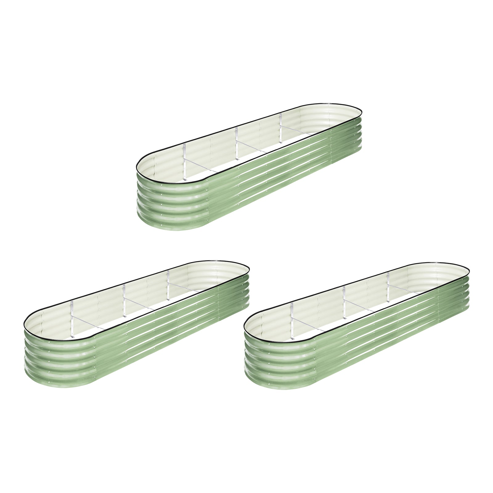 Livsip Garden Bed 320x80x42cm Planter Box Raised Container Green - Sunyee