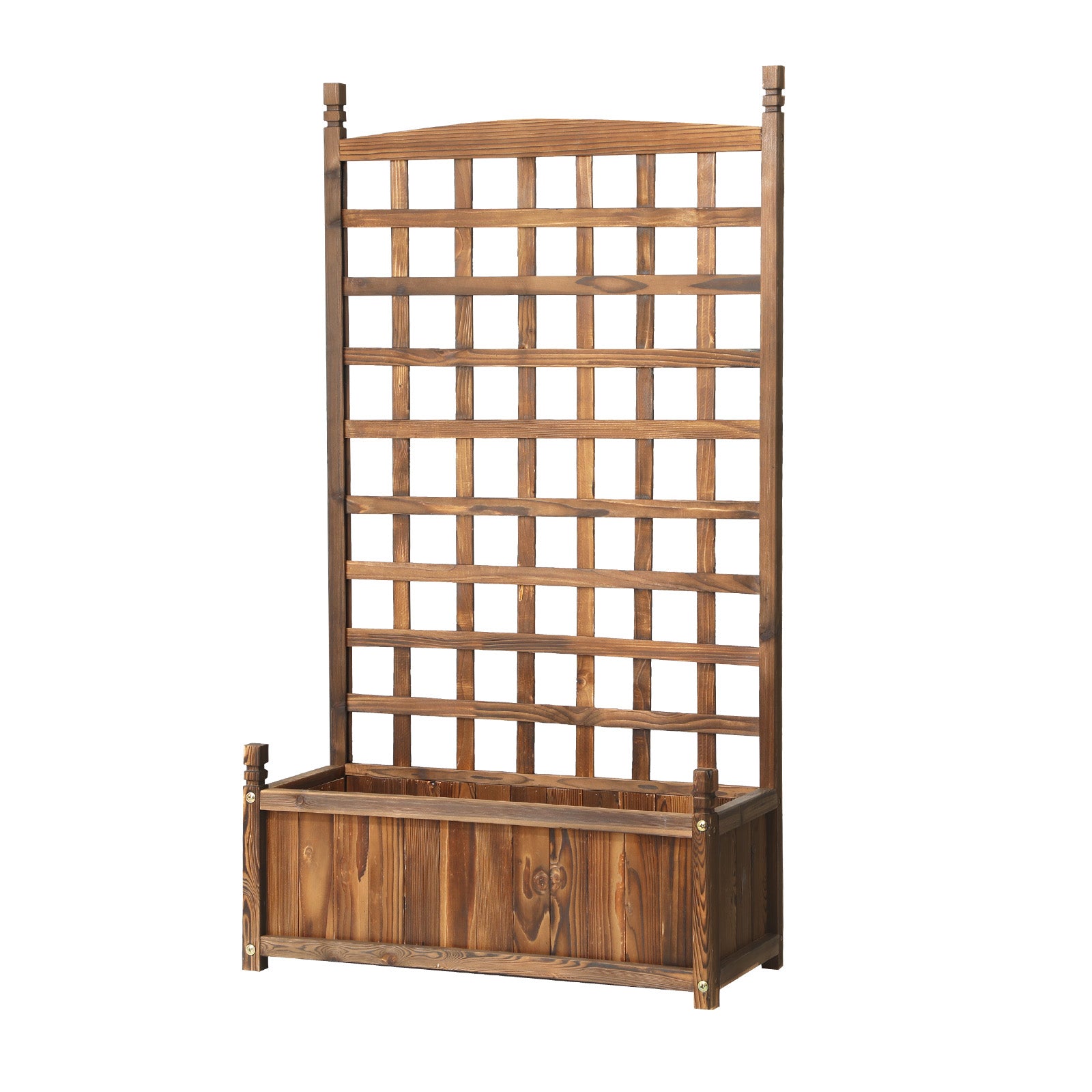 Livsip Raised Garden Bed Wooden Planter Box Vegetables Outdoor Planting 64x115cm - Sunyee