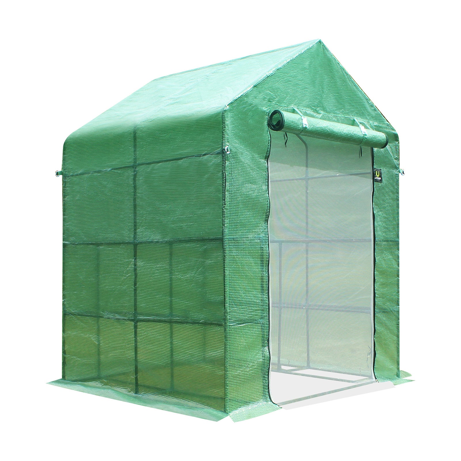 Livsip Greenhouse Walk in Tunnel Green House Garden Shed Storage Plant 1.4X1.4M - Sunyee