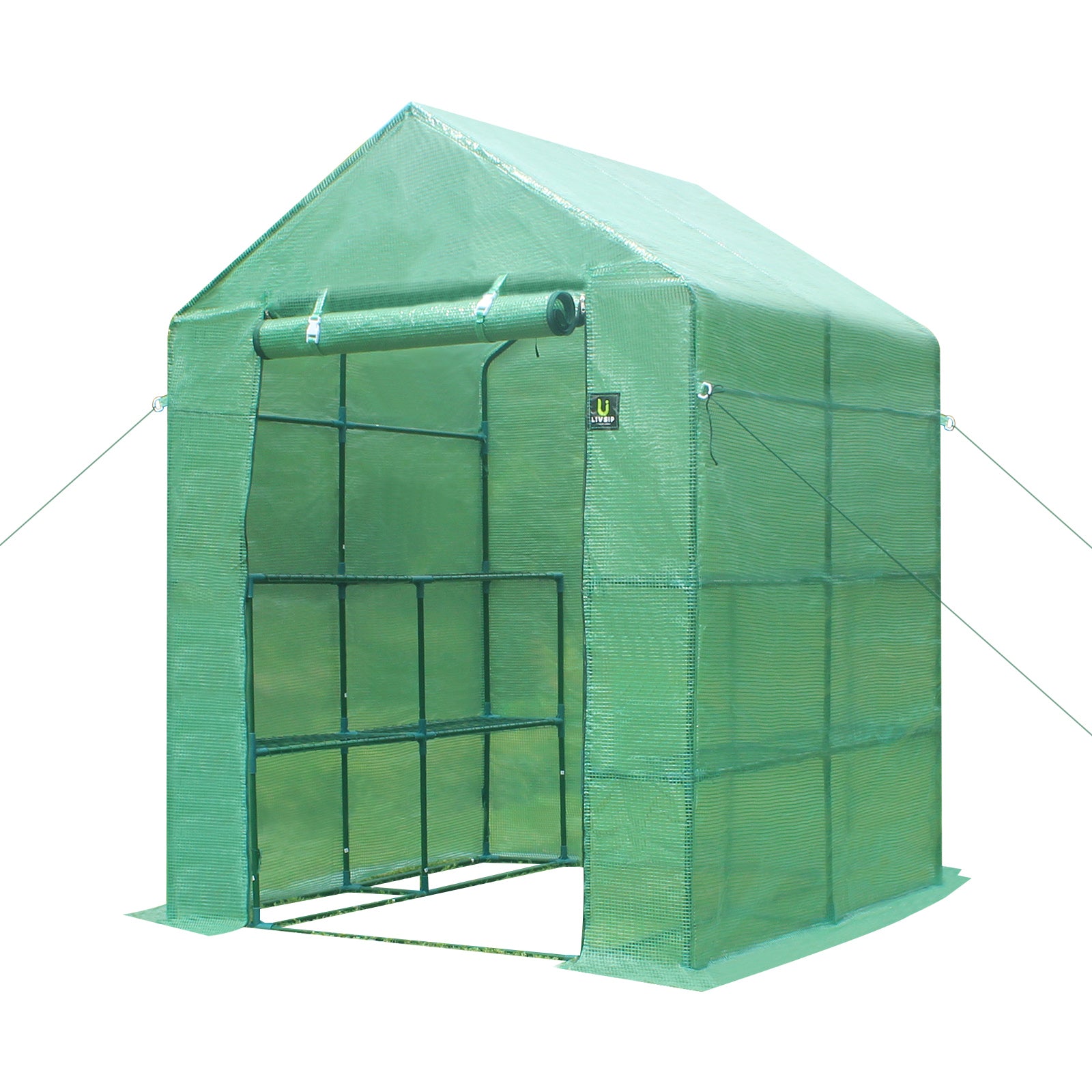 Livsip Greenhouse Garden Shed Tunnel Green House Walk in Storage Plant 6M/4M/3M - Sunyee