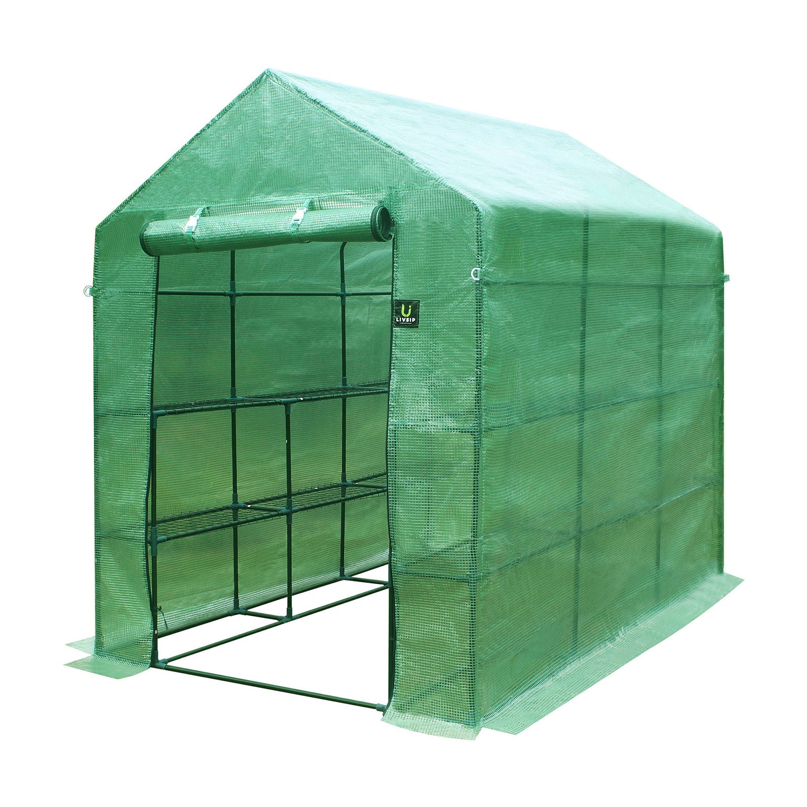 Livsip Greenhouse Walk in Tunnel Green House Garden Shed Storage Plant 2.1X1.4M - Sunyee