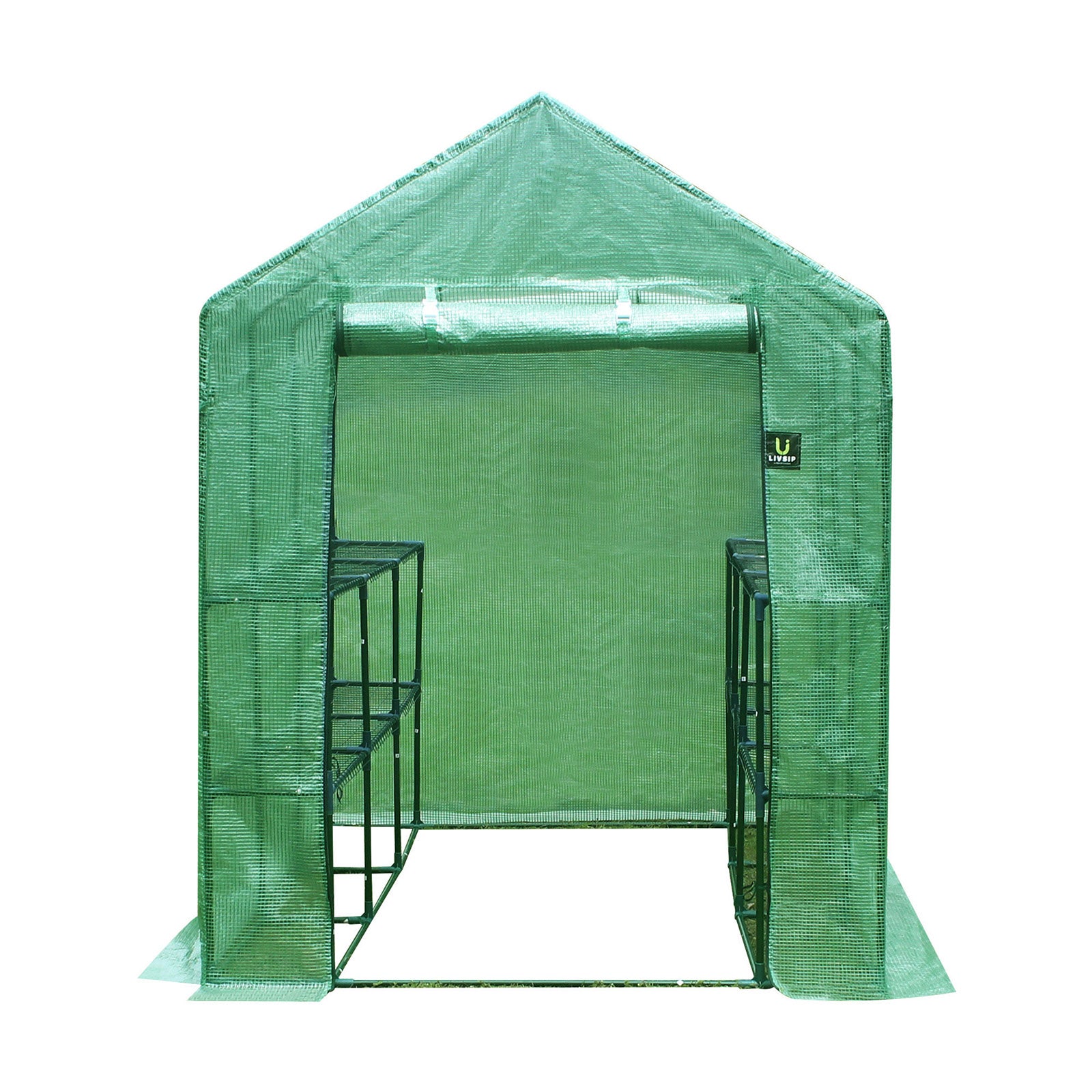 Livsip Greenhouse Walk in Tunnel Green House Garden Shed Storage Plant 2.1X1.4M - Sunyee