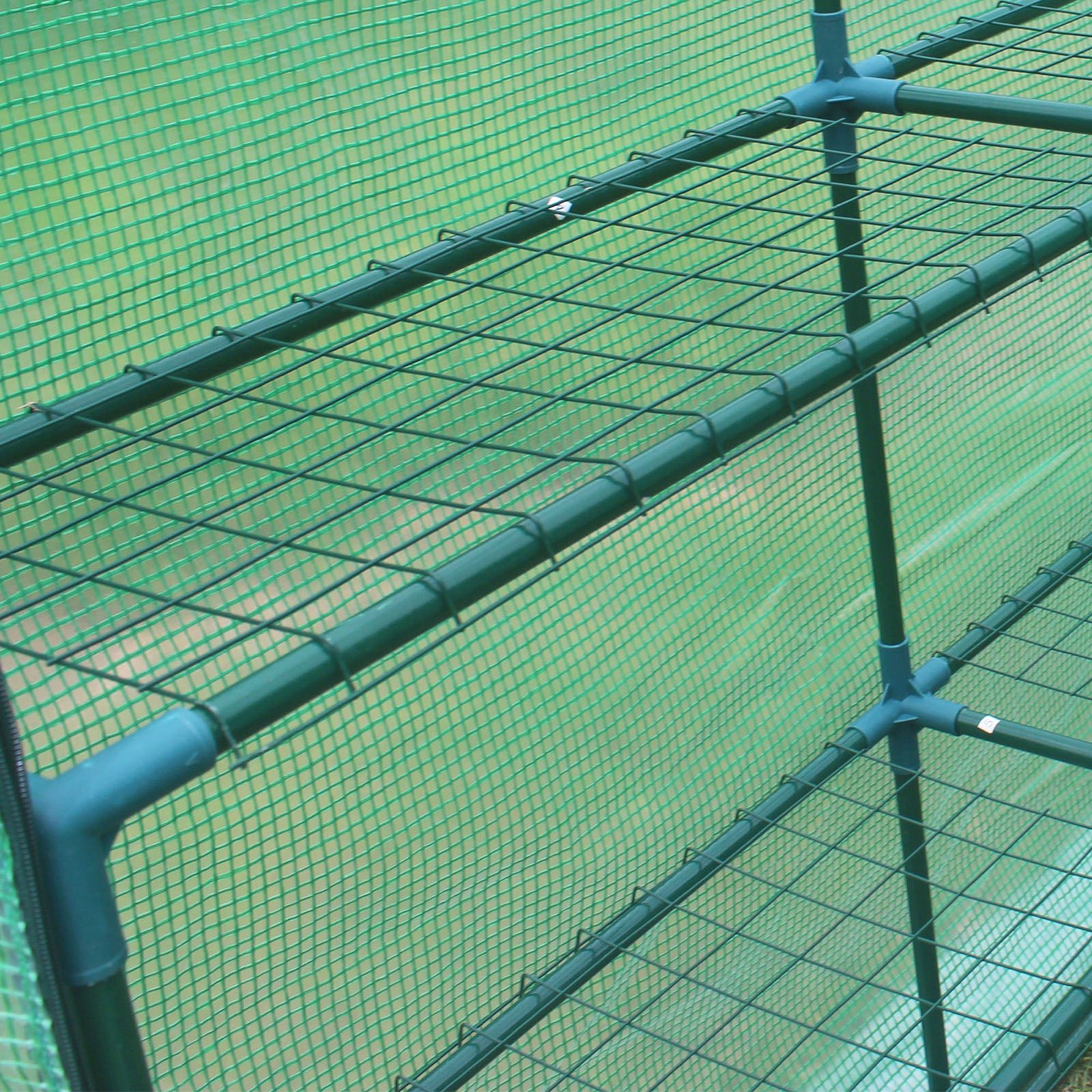 Livsip Greenhouse Walk in Tunnel Green House Garden Shed Storage Plant 2.1X1.4M - Sunyee