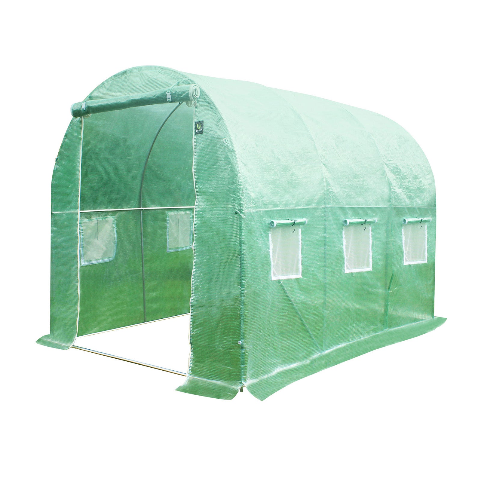 Livsip Greenhouse Walk in Garden Shed Green House 3X2X2M Plant Storage Lawn - Sunyee