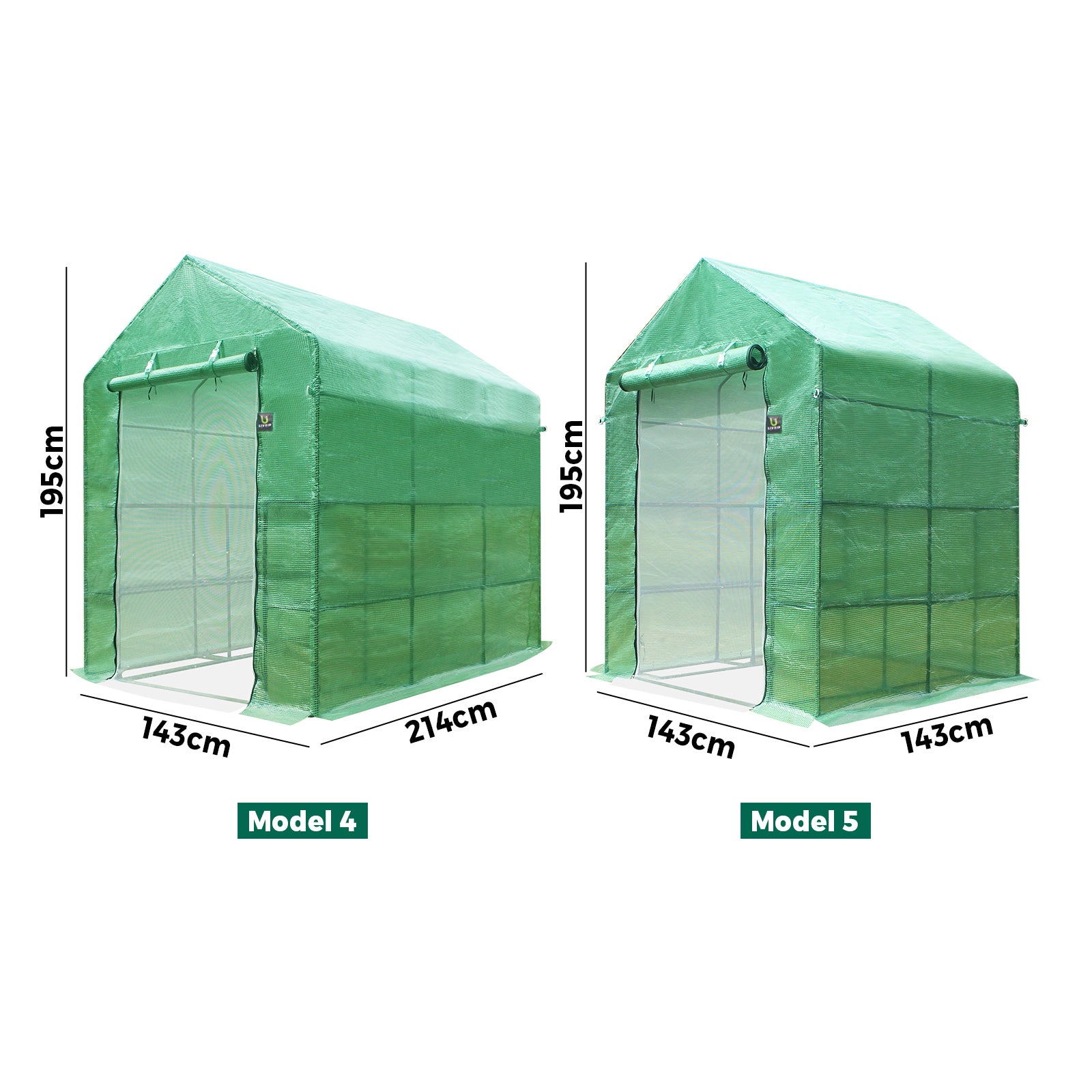 Livsip Greenhouse Garden Shed Tunnel Green House Walk in Storage Plant 6M/4M/3M - Sunyee