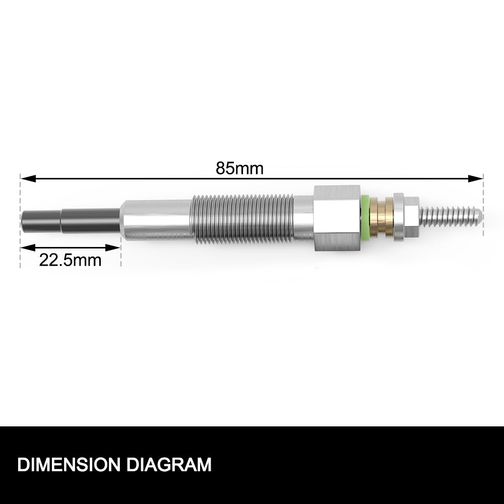4x Glow Plugs Fit Ford Courier PG PH PD PE 2.5L Mazda Wl Wlt Turbo Diesel 96-06 - Sunyee