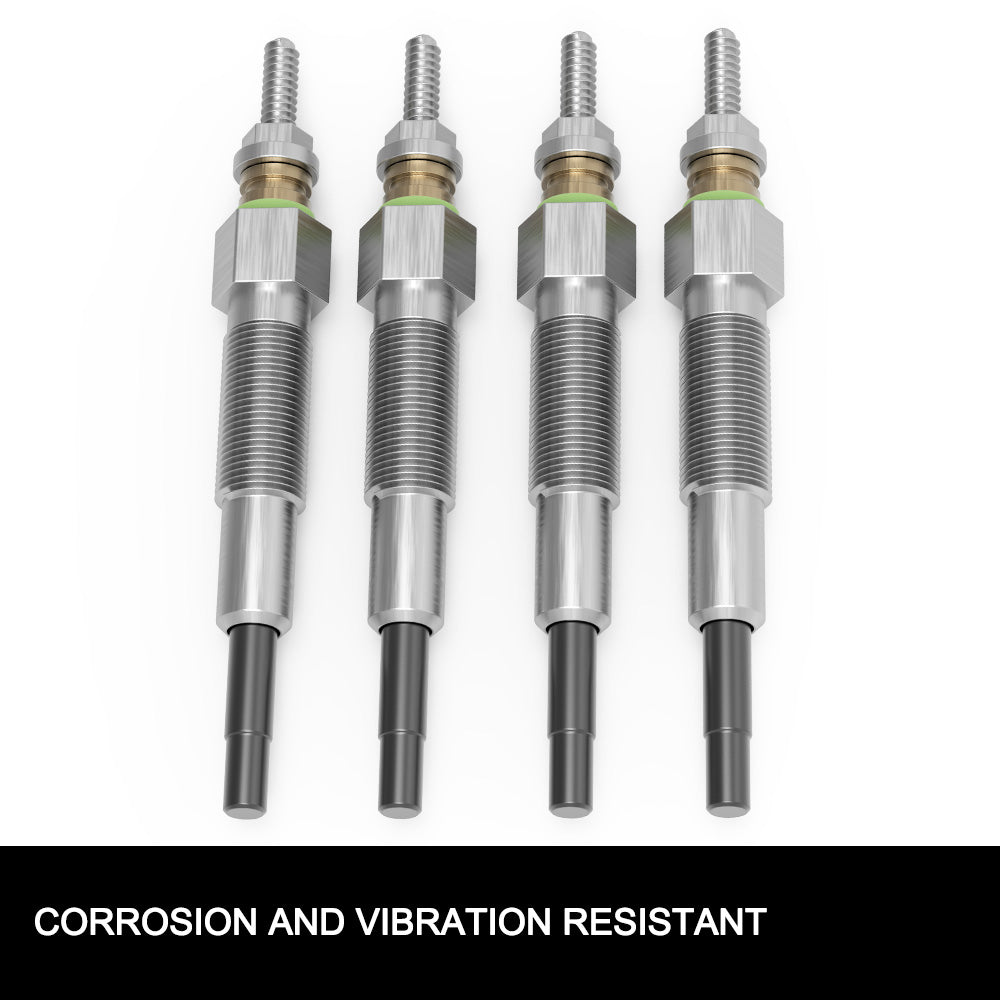 4x Glow Plugs Fit Ford Courier PG PH PD PE 2.5L Mazda Wl Wlt Turbo Diesel 96-06 - Sunyee
