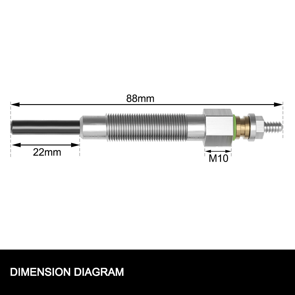 6pcs Glow Plugs FIT Nissan Patrol GQ Diesel 6cyl/ Maverick DA 88-99 - Sunyee