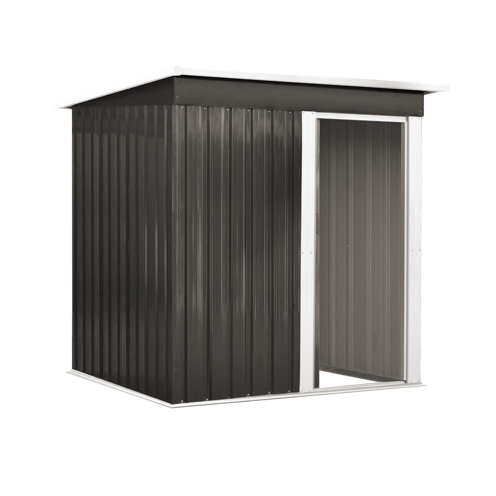 Livsip Garden Shed Outdoor Storage Sheds 1.62x0.86M Workshop Cabin Metal House - Sunyee