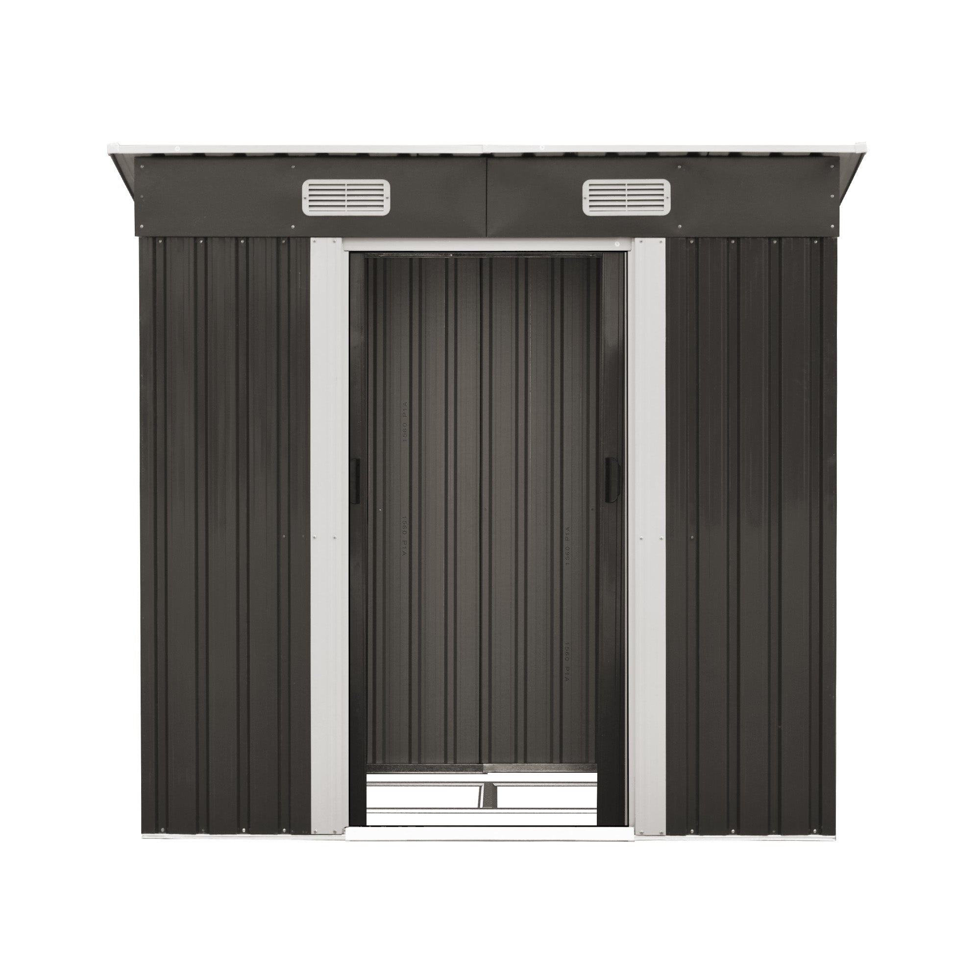 Livsip Garden Shed Outdoor Storage Sheds 1.94x1.21M Workshop Cabin Metal Base - Sunyee