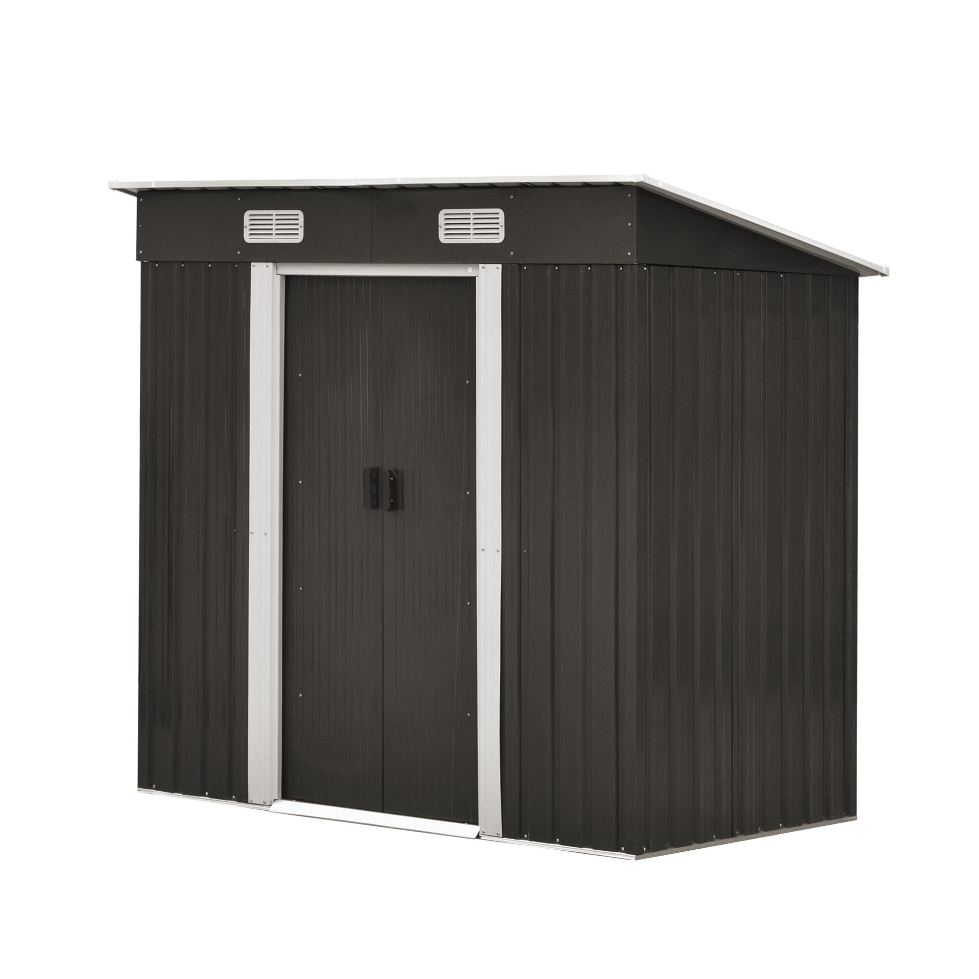 Livsip Garden Shed Outdoor Storage Sheds 1.94x1.21M Workshop Cabin Metal Base - Sunyee