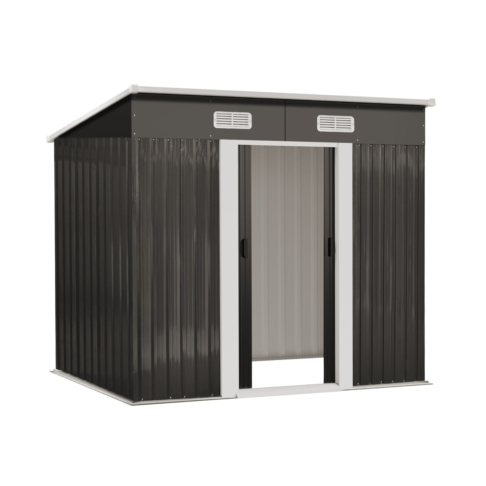 Livsip Garden Shed Outdoor Storage Sheds 1.94x1.21M Workshop Cabin Metal House - Sunyee