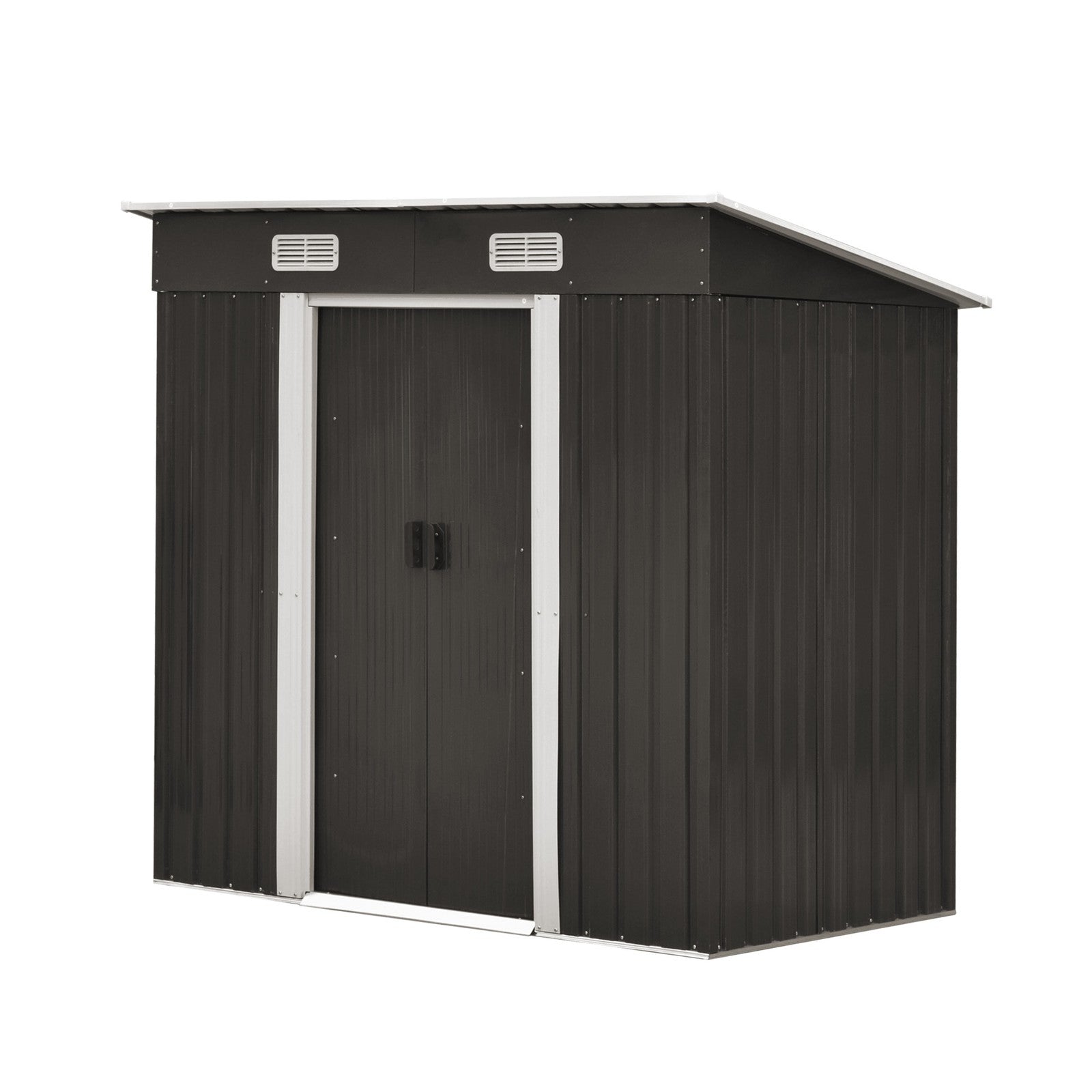 Livsip Garden Shed Outdoor Storage Sheds 1.94x1.21M Workshop Cabin Metal House - Sunyee
