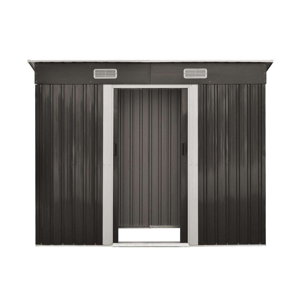 Livsip Garden Shed Outdoor Storage Sheds 2.38x1.31M Workshop Cabin Metal House - Sunyee