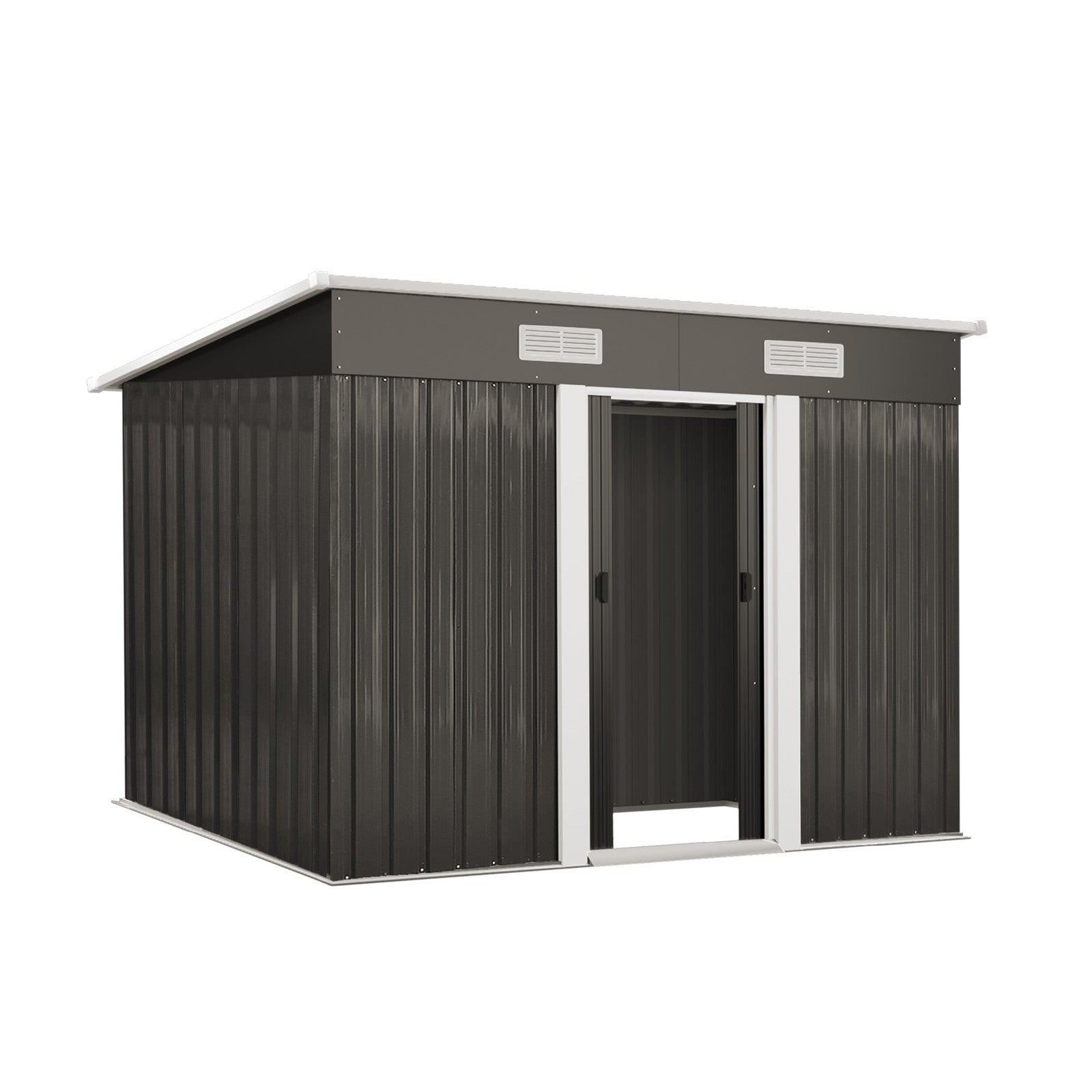 Livsip Garden Shed Outdoor Storage Sheds 2.38x1.31M Workshop Cabin Metal House - Sunyee