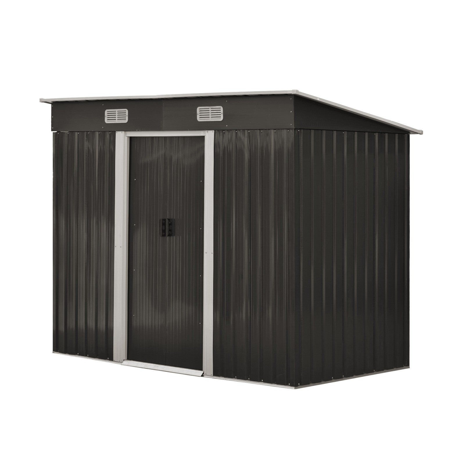Livsip Garden Shed Outdoor Storage Sheds 2.38x1.31M Workshop Cabin Metal House - Sunyee