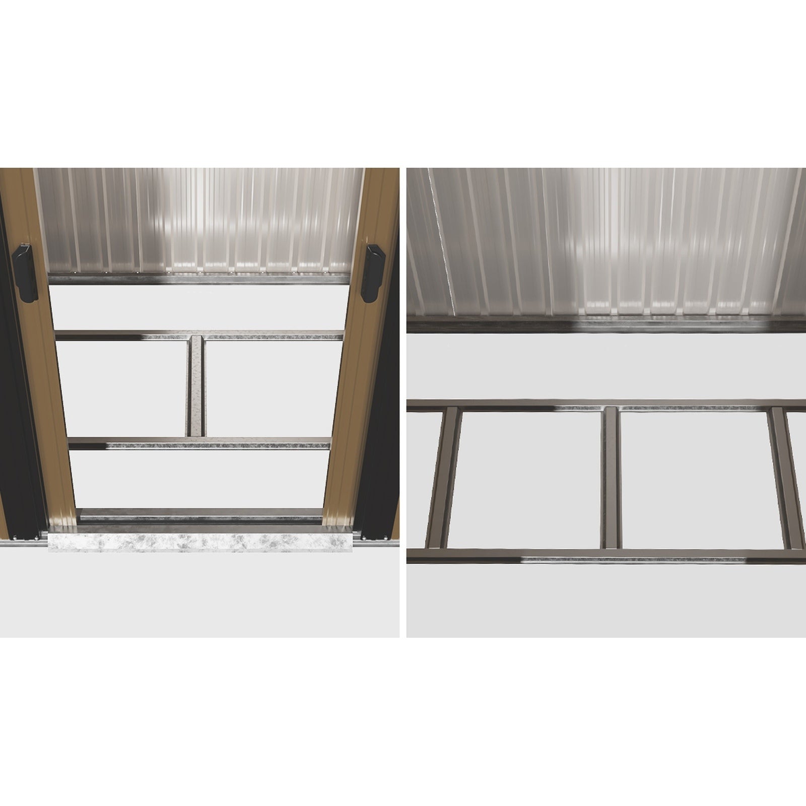 Livsip Garden Shed Outdoor Storage Sheds 2.38x1.31M Workshop Shelter With Base - Sunyee