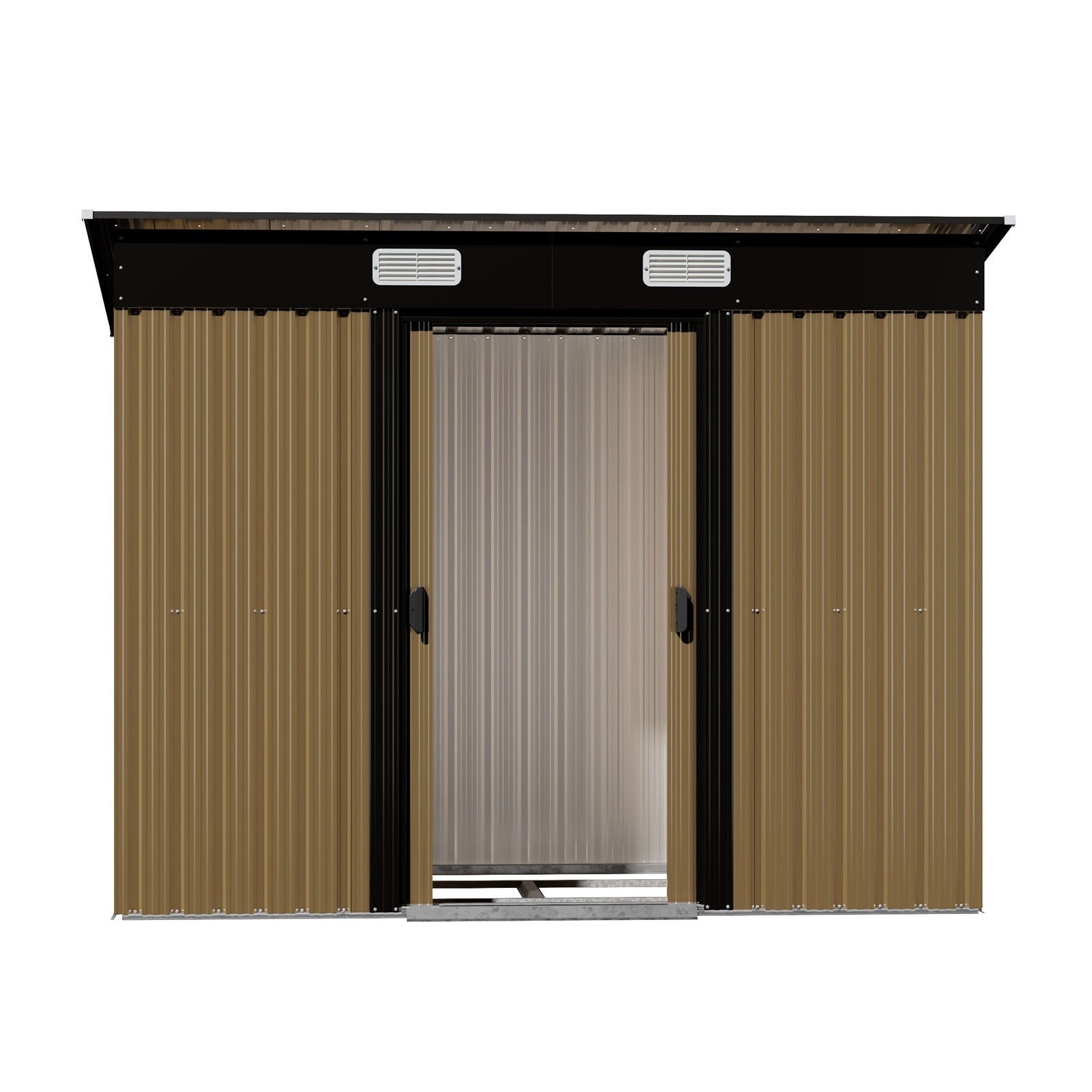 Livsip Garden Shed Outdoor Storage Sheds 2.38x1.31M Workshop Shelter With Base - Sunyee