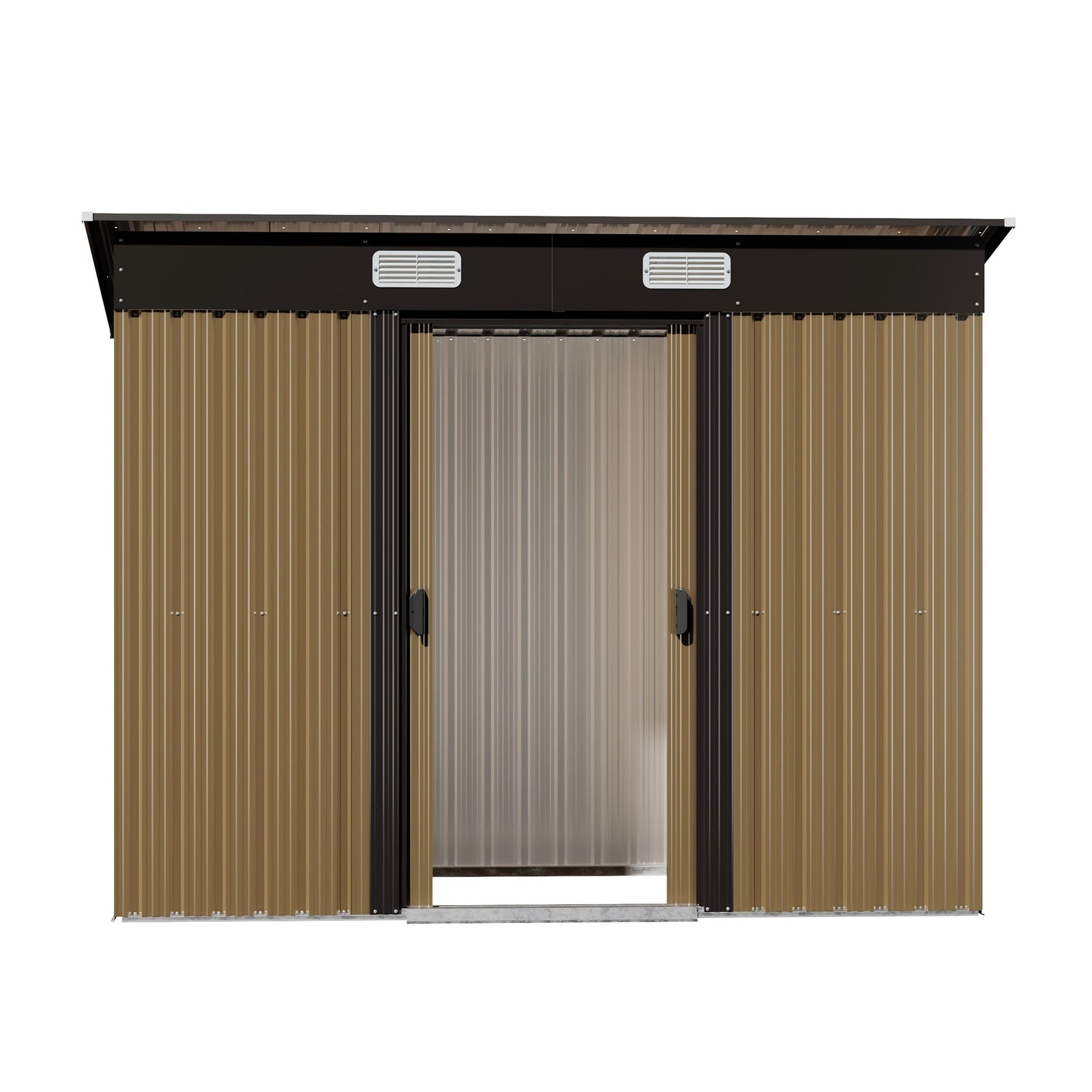 Livsip Garden Shed Outdoor Storage 2.38x1.31M Tool Workshop Cabin Steel House - Sunyee