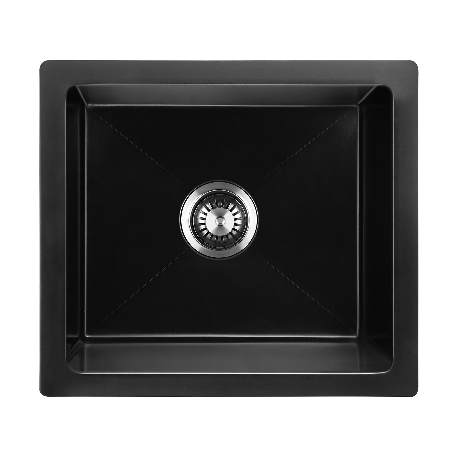 Welba Granite Stone Kitchen Bathroom Laundry Sink Under/Top Mount Single Bowl - Sunyee