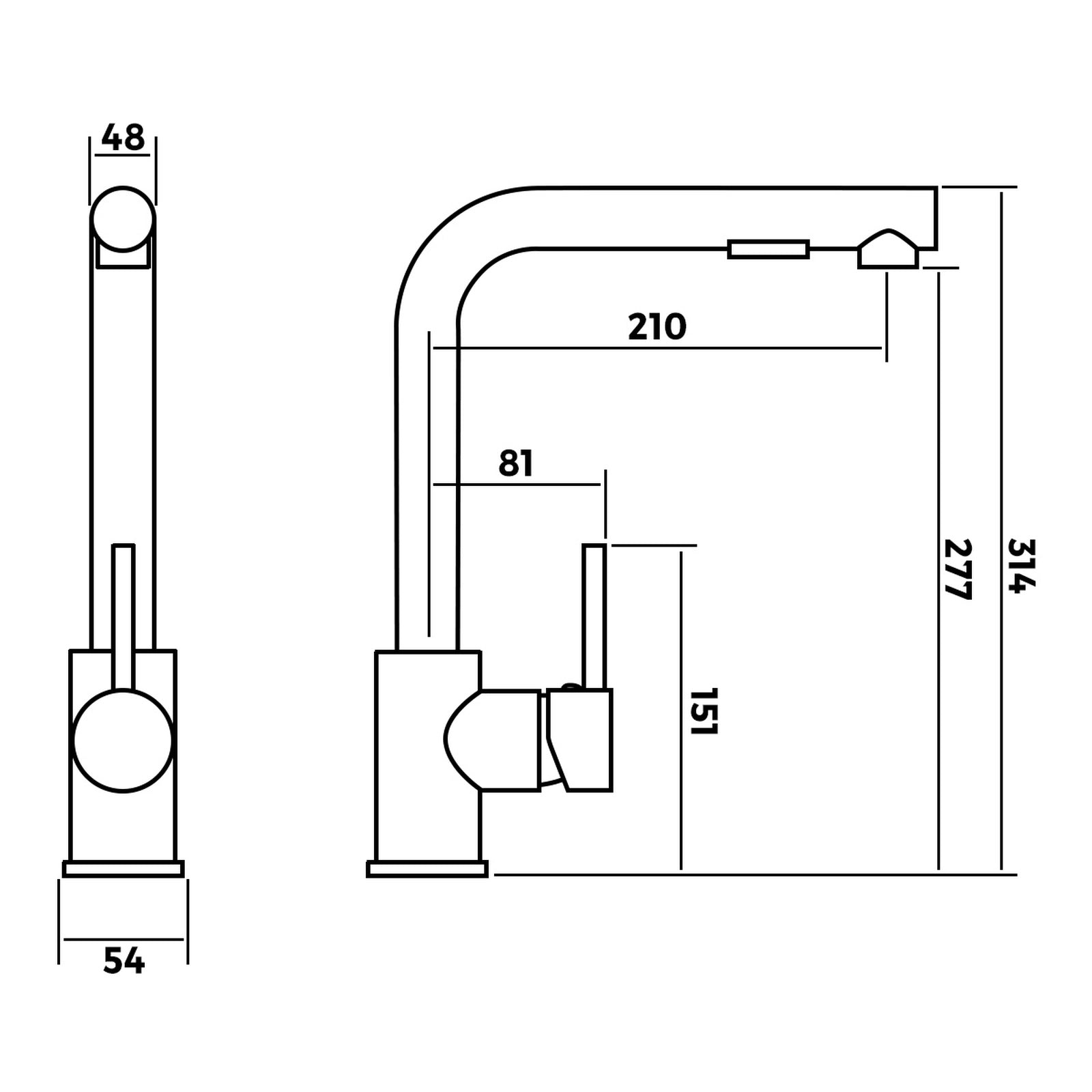 Welba Kitchen Sink with Mixer Tap Faucet Basin Granite Stonk 59cmx45cm Black - Sunyee