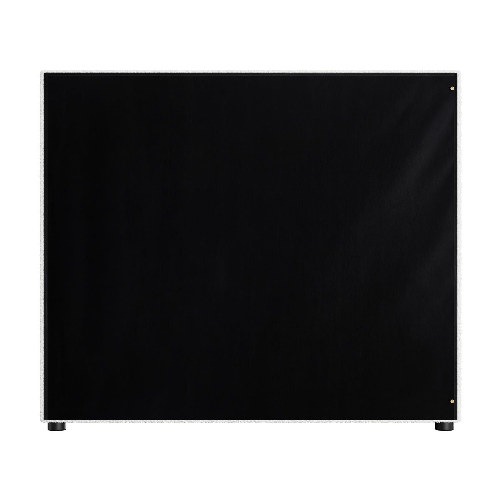 Oikiture Bed Frame Headboard King Single Size Head Bedhead White Boucle - Sunyee