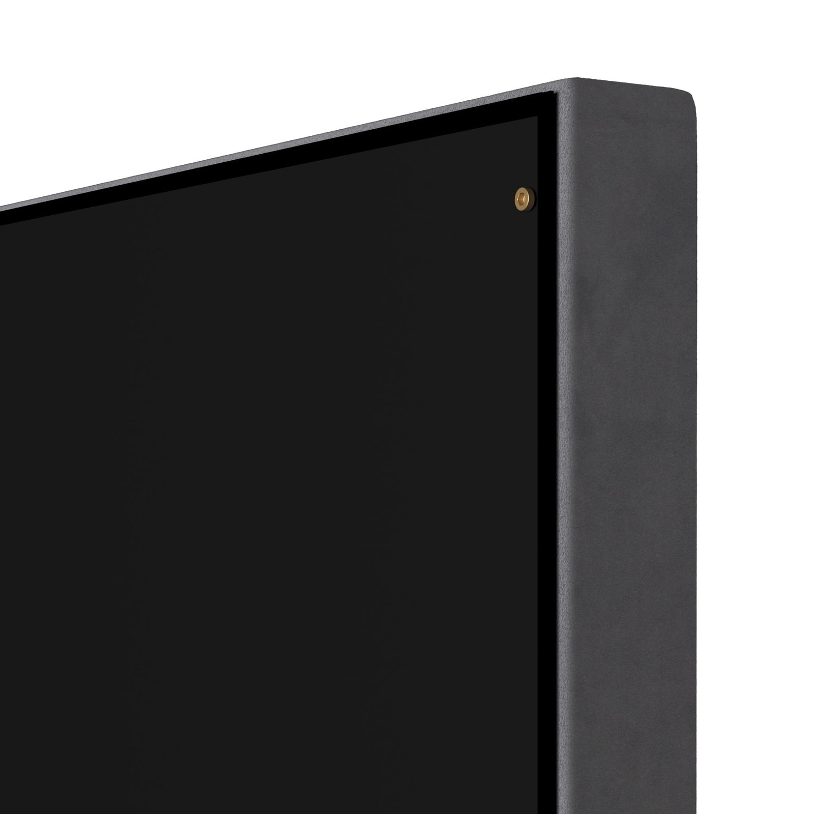 Oikiture Bed Frame Headboard King Single Size Head Bedhead Grey Velvet - Sunyee