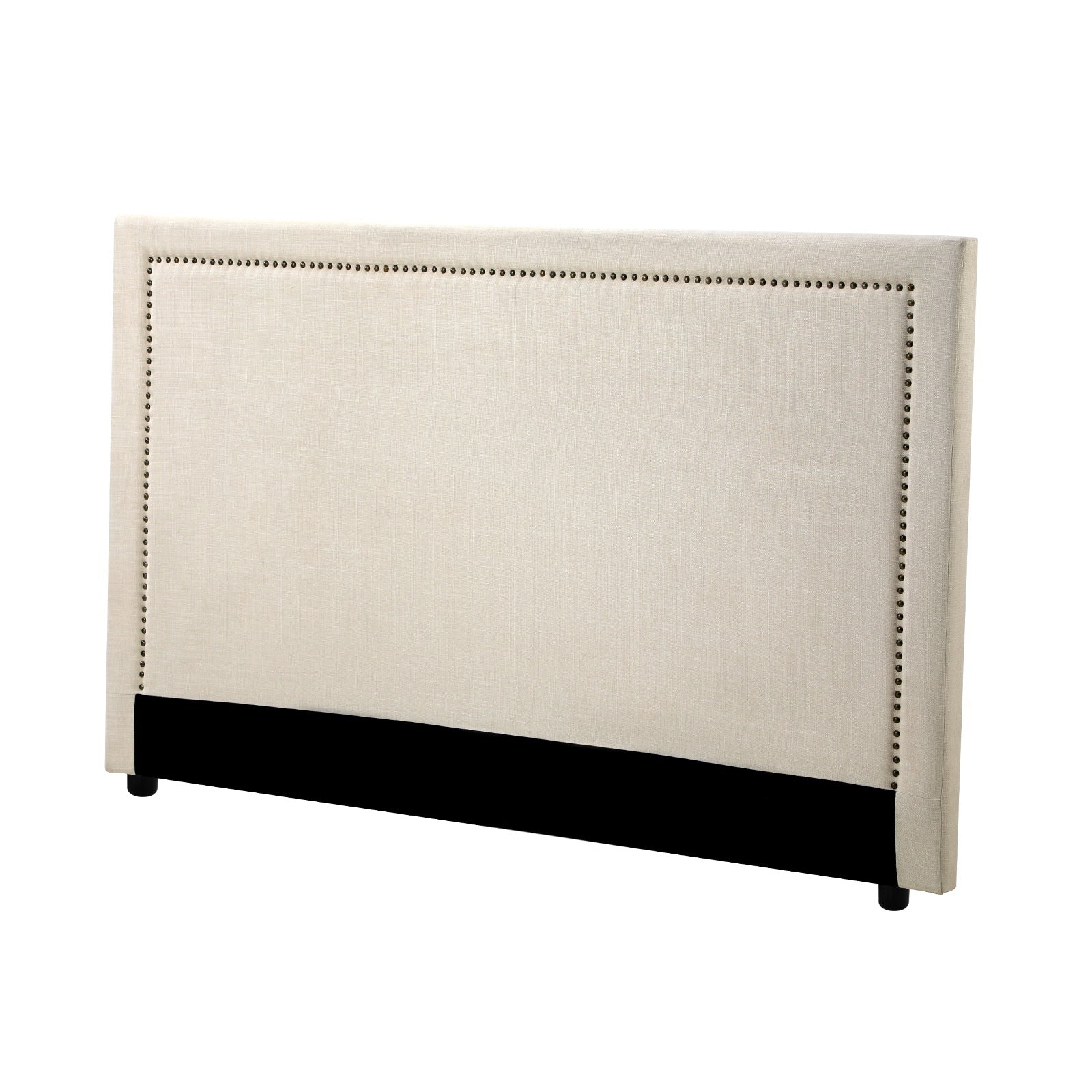 Oikiture Queen Double King Single Bed Headboard Bedhead Bedroom Furniture Beige - Sunyee