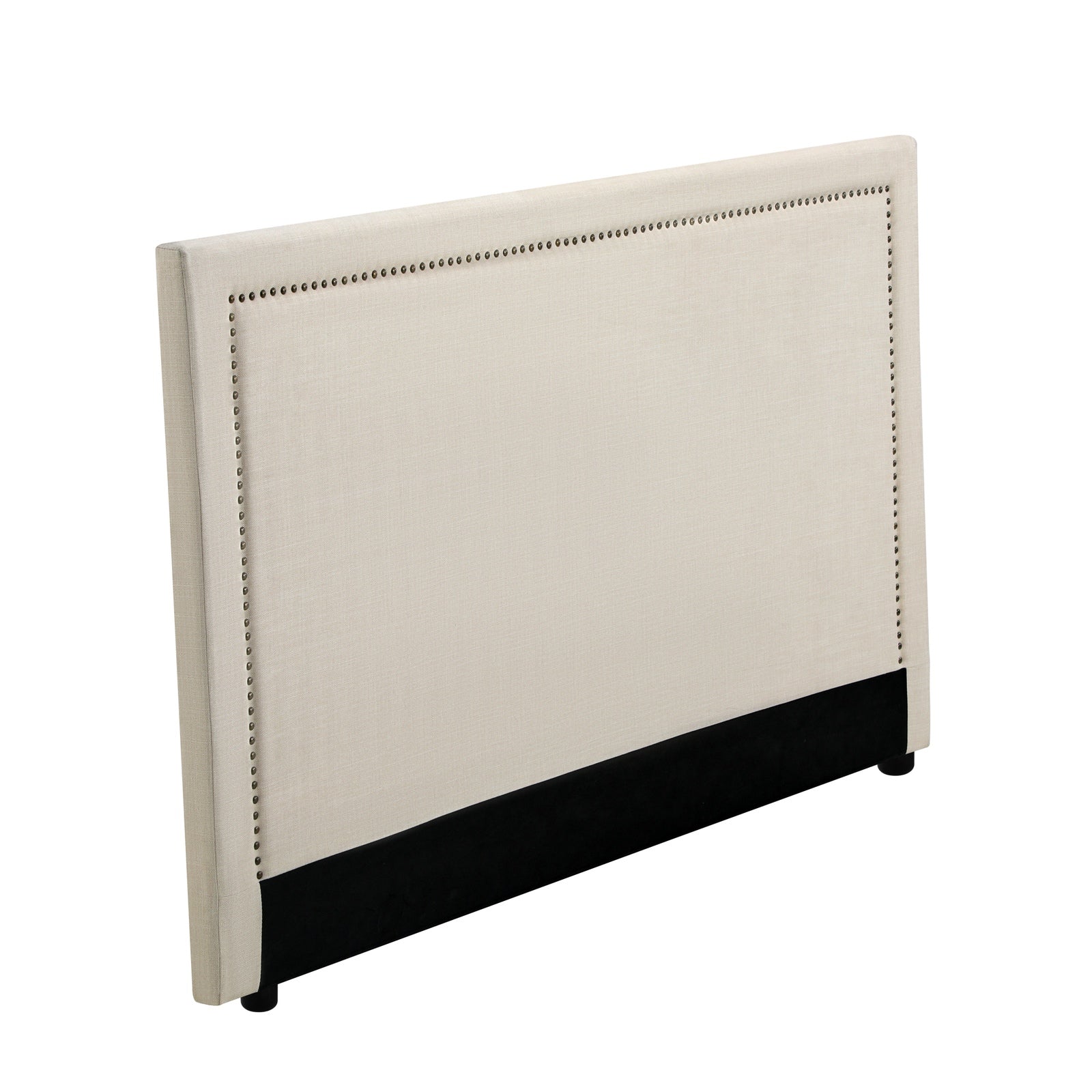 Oikiture King Single Bed Headboard Bedhead Bedroom Furniture - Beige - Sunyee