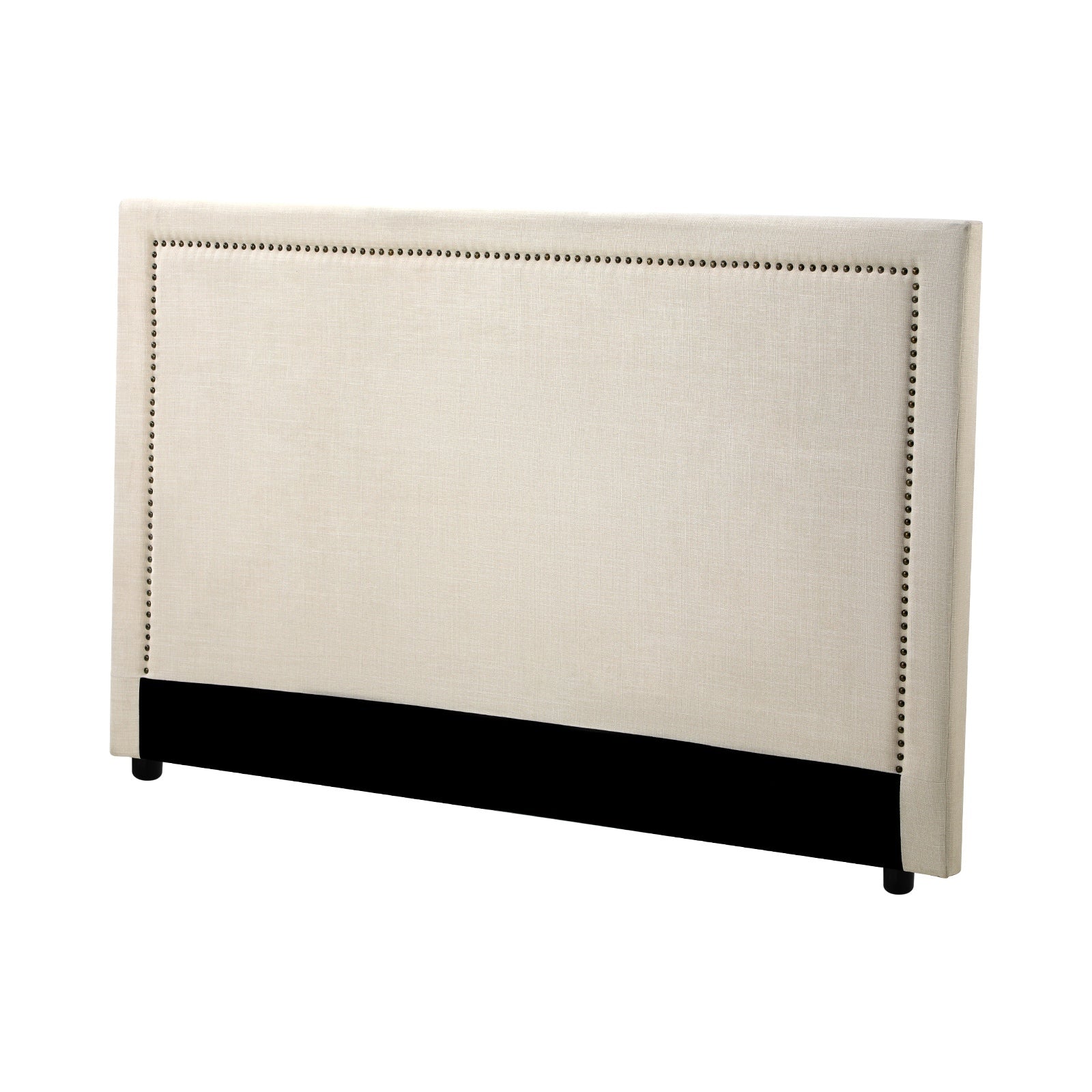 Oikiture Queen Double King Single Bed Headboard Bedhead Bedroom Furniture Beige - Sunyee