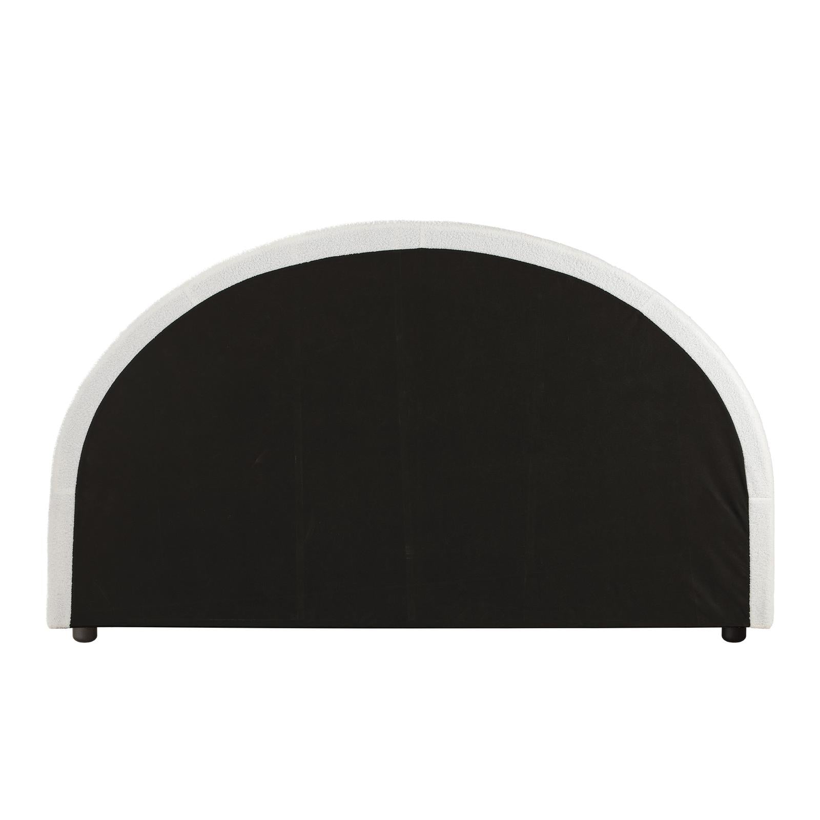 Oikiture Bed Head King Size Headboard Bedhead Boucle White - Sunyee
