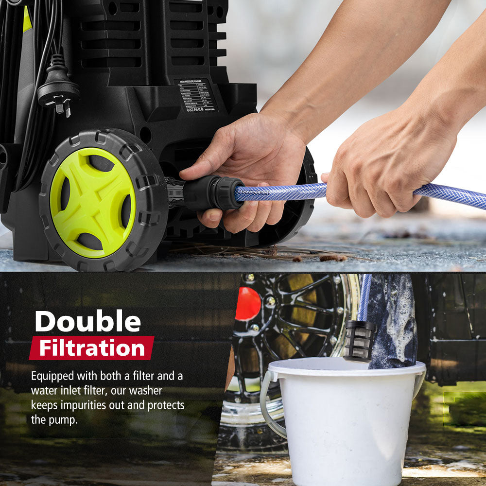 Fieryred 2700W Peak High Pressure Washer Cleaner Electric Water Gurney Pump - Sunyee