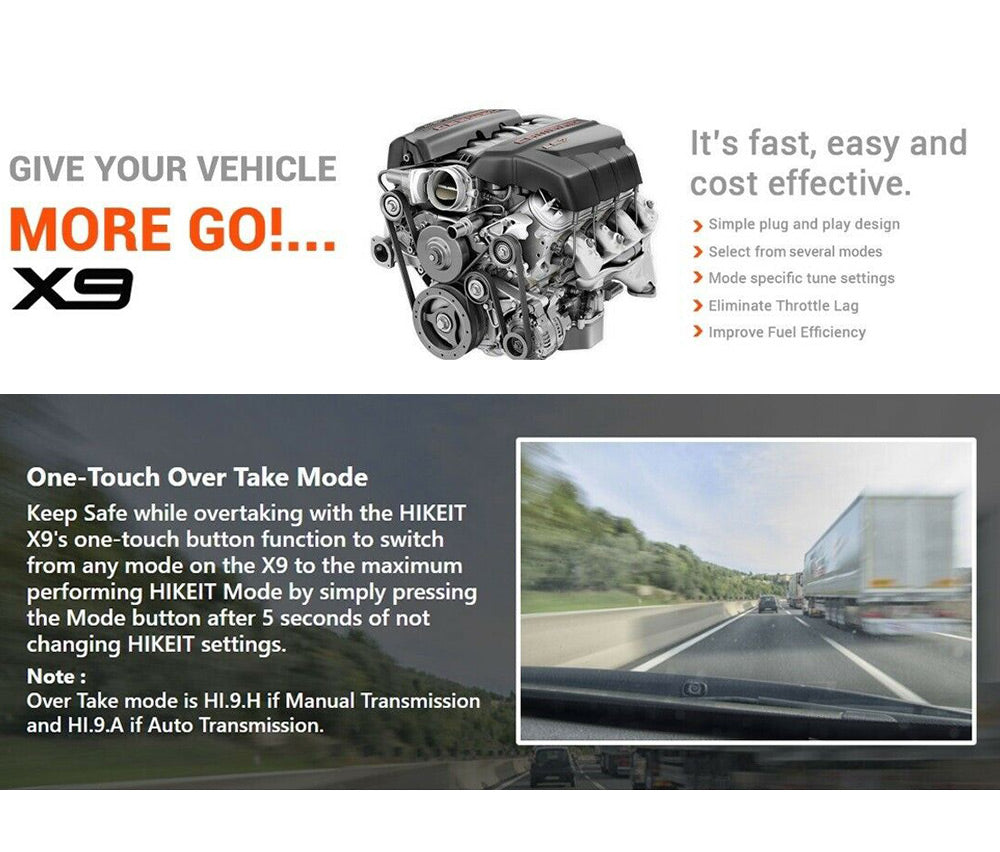 HIKEIT-X9 Ford PX2 Mk11 Ranger 2015 - 2018 Throttle Controller PX Mk2 - Sunyee