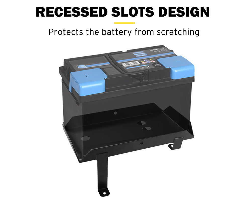 Dual Battery Tray Suit TOYOTA HILUX 2005 -2015 DIESEL KUN25 KUN26 - Sunyee