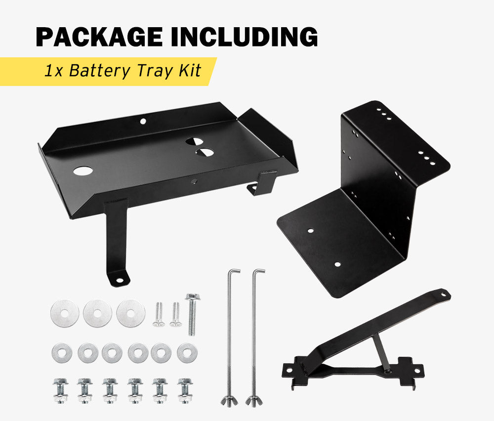 Dual Battery Tray Suit TOYOTA HILUX 2005 -2015 DIESEL KUN25 KUN26 - Sunyee