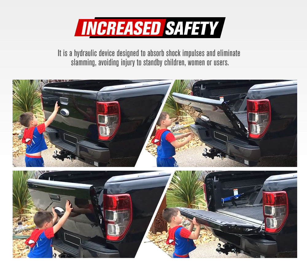 Easy Up & Slow Down Tailgate Strut Kit for Toyota Hilux 2016-2020 Tailgate Assistant - Sunyee