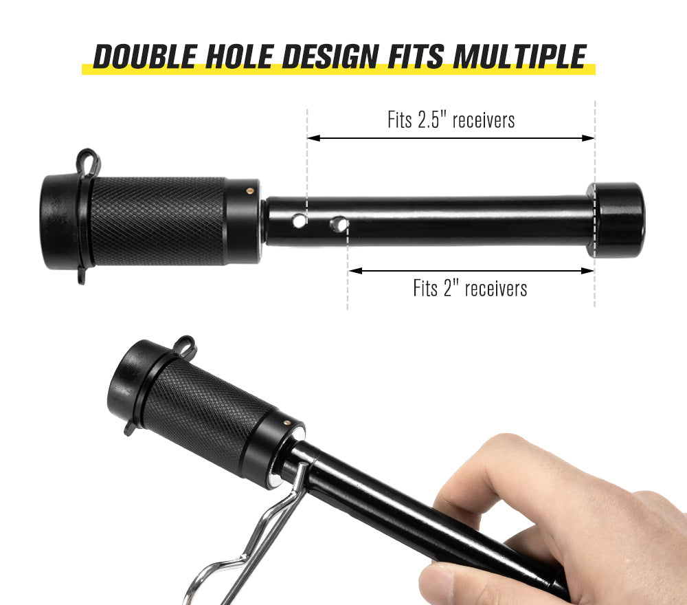 Hitch Pin Lock S Type Tow Bar Ball Trailer Parts Anti Theft 4WD 4X4 Caravan - Sunyee