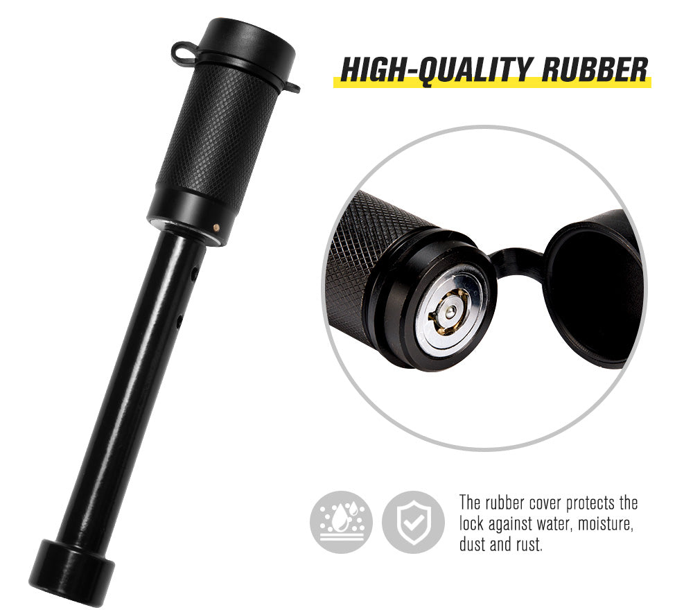 Hitch Pin Lock S Type Tow Bar Ball Trailer Parts Anti Theft 4WD 4X4 Caravan - Sunyee