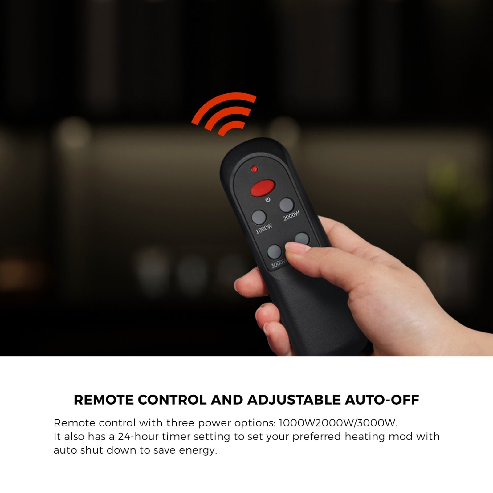 Vevare Electric Strip Infrared Heater Radiant 2x 3000W Patio Space Heater Remote - Sunyee